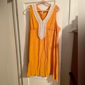 SALE 2/25, 3/30, 4/35!! NY CONNECTION Goldenrod Dress size 3X.